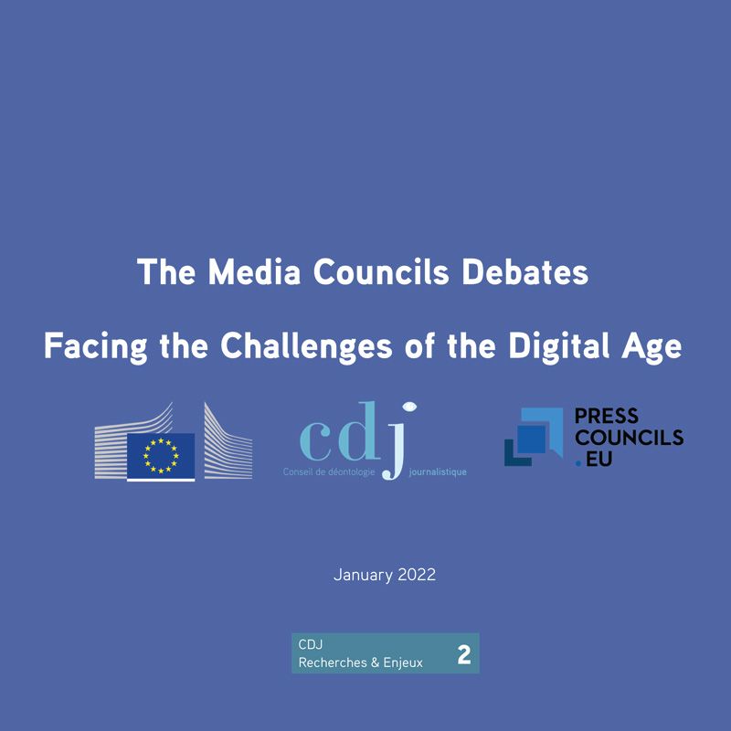 Couverture Media councils in the digital age 2022